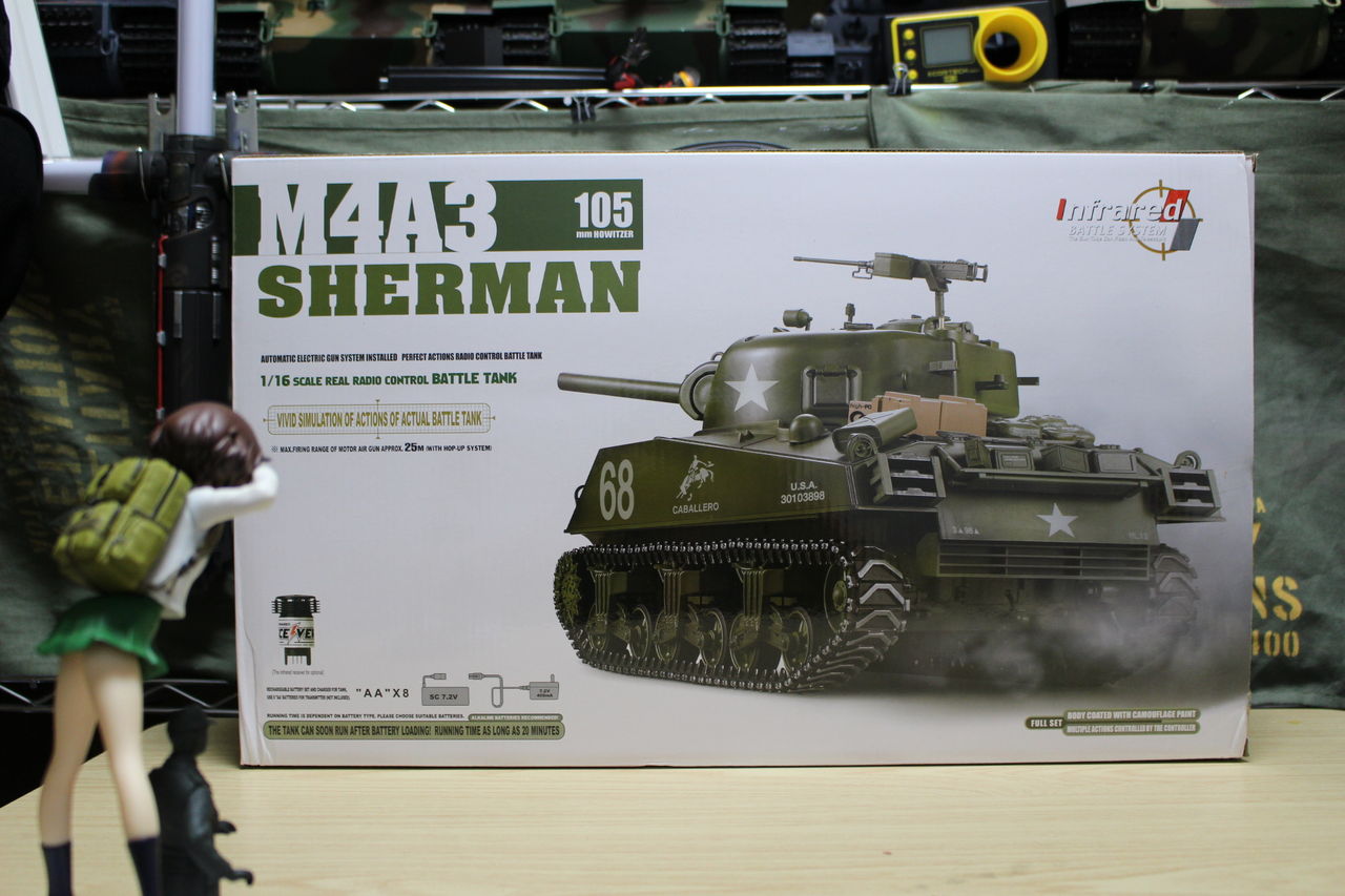 ヘンロン 1/16 M4A3シャーマン リターンズ。 : りぅまるのにっき ﾂｳﾞｧｲ