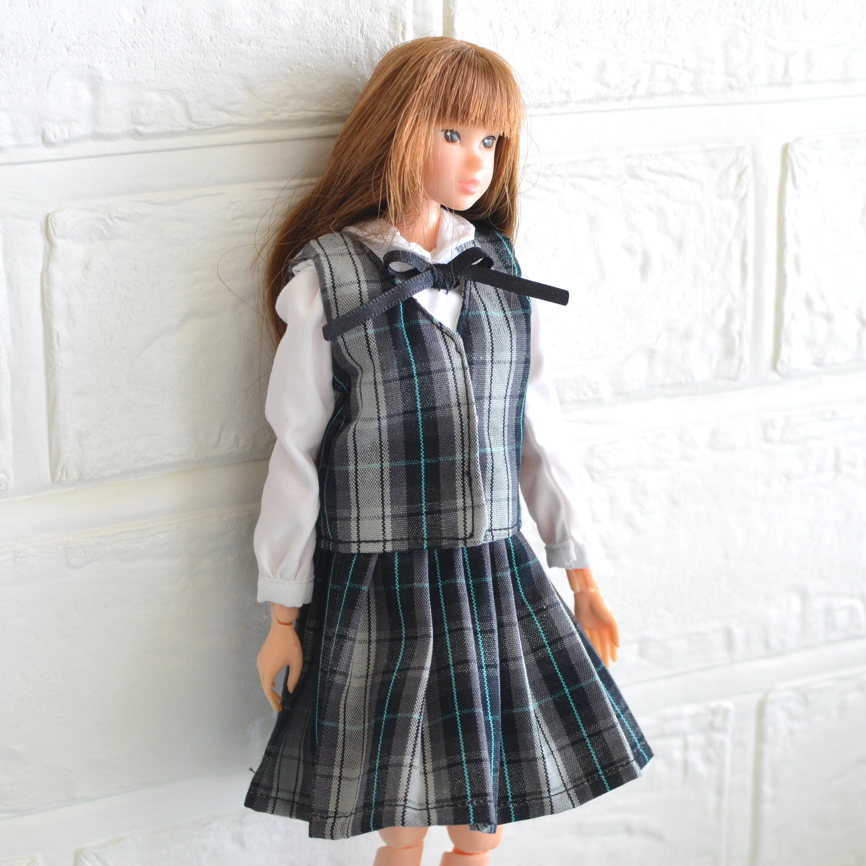 プリーツスカートの型紙の作り方 : リカちゃん服ハンドメイド りんご