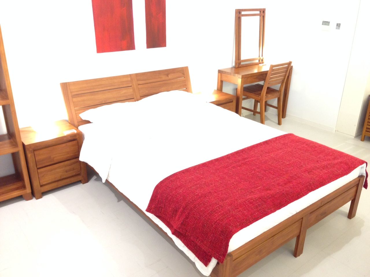 スキャンティークSCANTEAK セミダブルベッドフレーム スキャンティーク