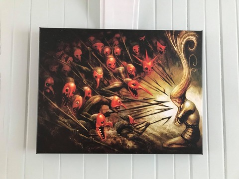 サイン入り】MTG 滅び プレイマット Seb McKinnonシリアル有り MTG