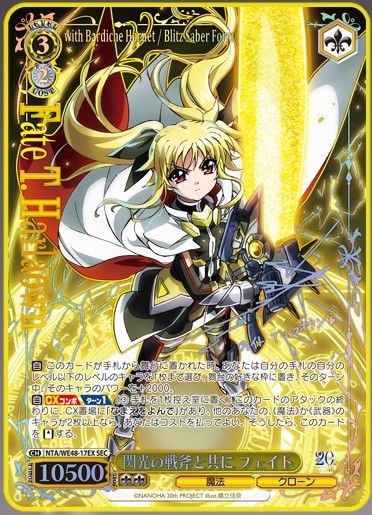 ヴァイスシュヴァルツ 魔導師の杖と共に なのは SEC 魔法少女リリカル