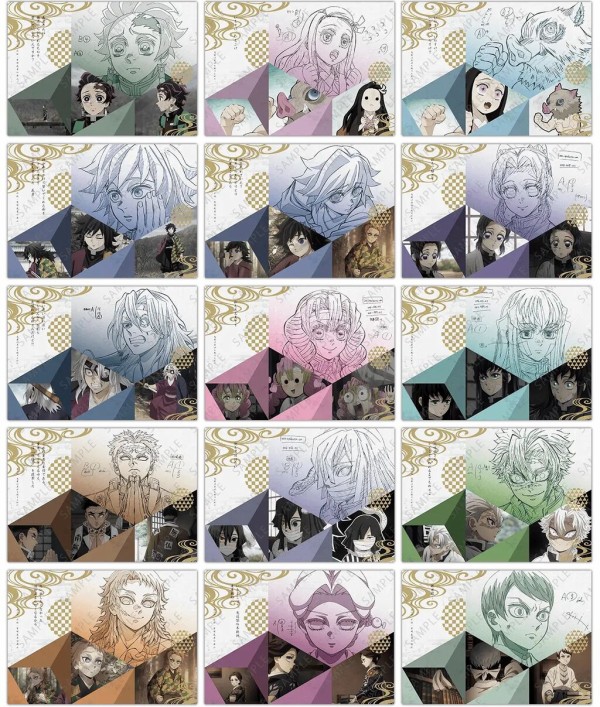 鬼滅の刃 ufotable Cafe 上弦集結 ランチョンマット 童磨① 鬼滅の