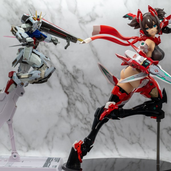 メガミデバイス 朱羅 忍者 （2/1スケールモデル） レビュー : うこべや