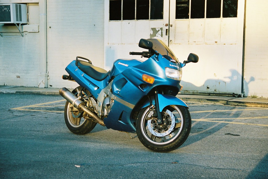 Kawasaki ZX600D | Testing out a 'new' Canon AE-1 I purchased… | Flickr