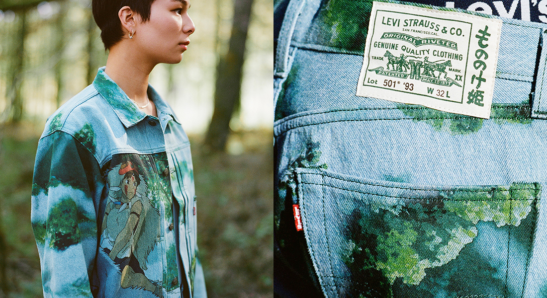 Levi's® と「もののけ姫」がコラボレーション – 人気キャラクターや名