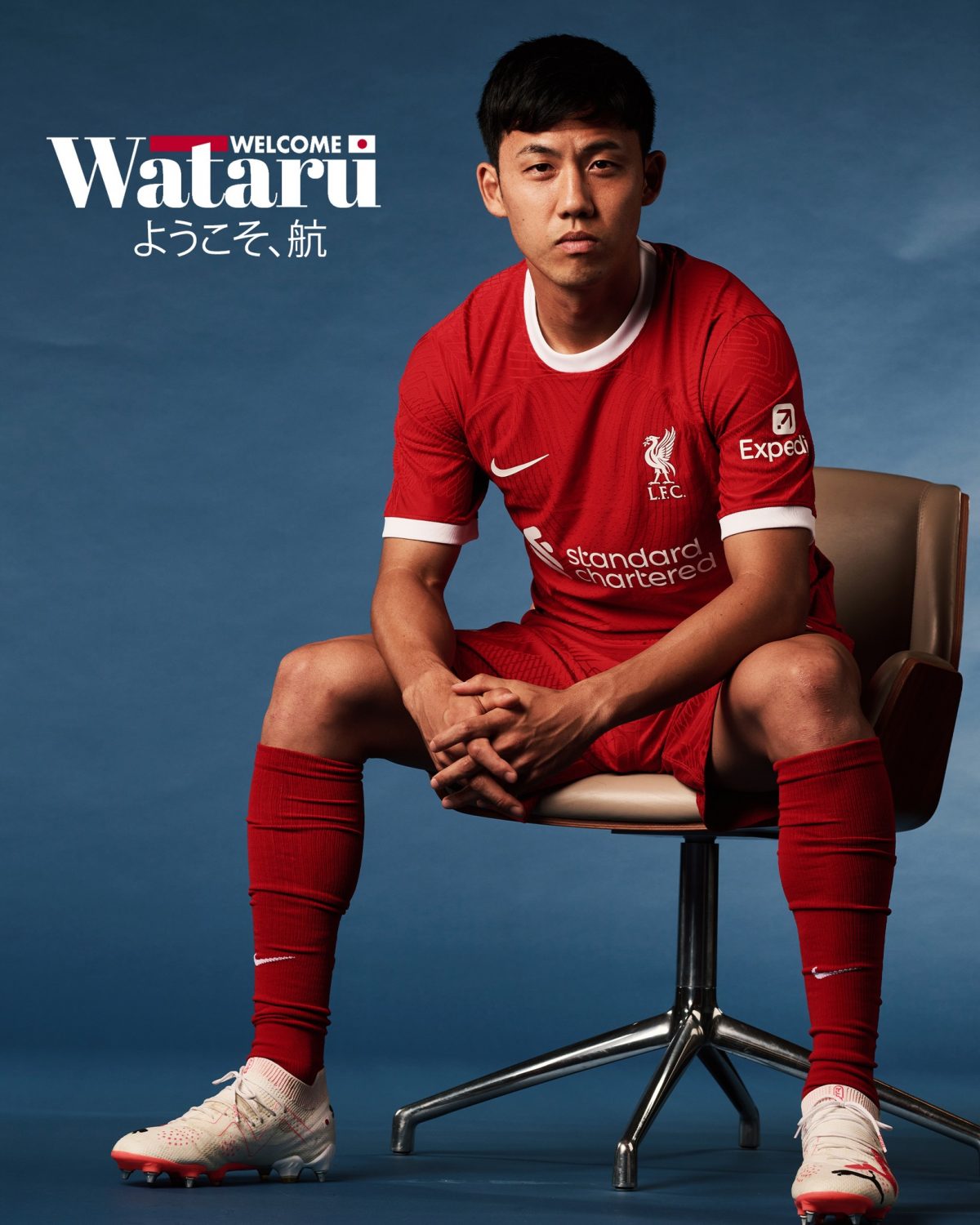 Japan Jersey Wataru endo liverpool hi-res stock photography and
