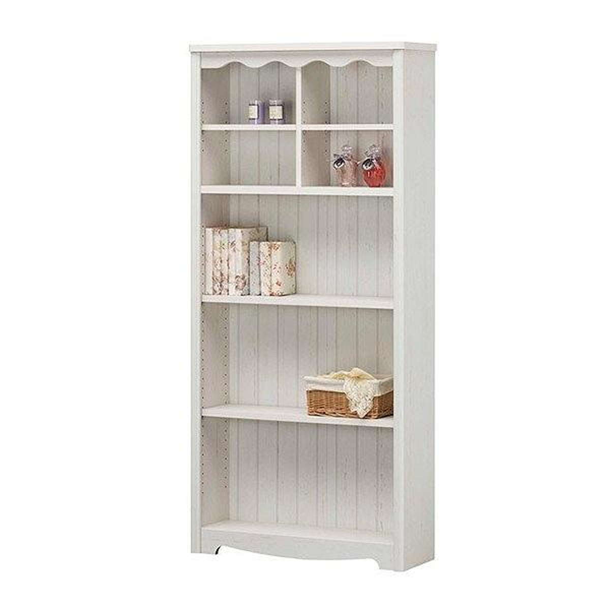 dショッピング |オープンラック 幅74.4cm 5段 モンシェリーヌ 白家具