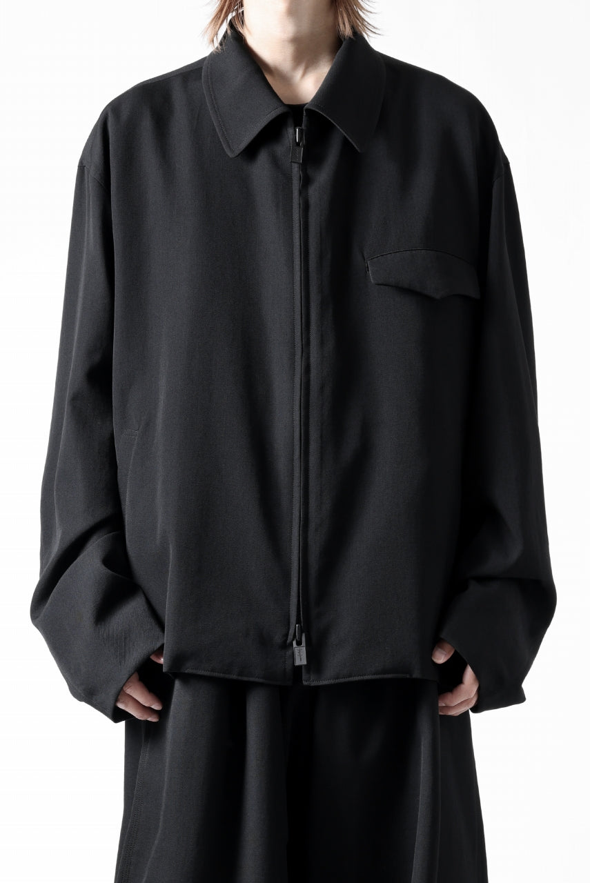 Y's for men CHEST FLAP BLOUSON / WRINKLED GABARDINE (BLACK)の商品