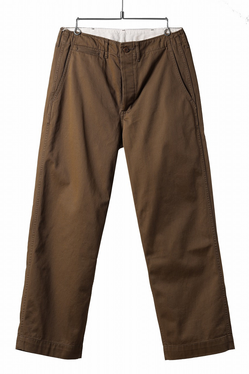 FULLCOUNT U.S.ARMY CHINO 41 TROUSERS (BROWN)の商品ページ