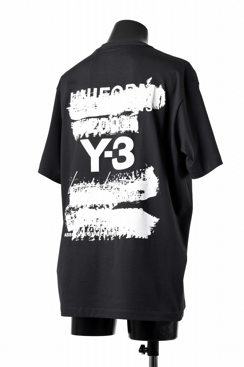 Y-3 Yohji Yamamoto GRAPHIC SHORT SLEEVE TEE (BLACK)の商品ページ