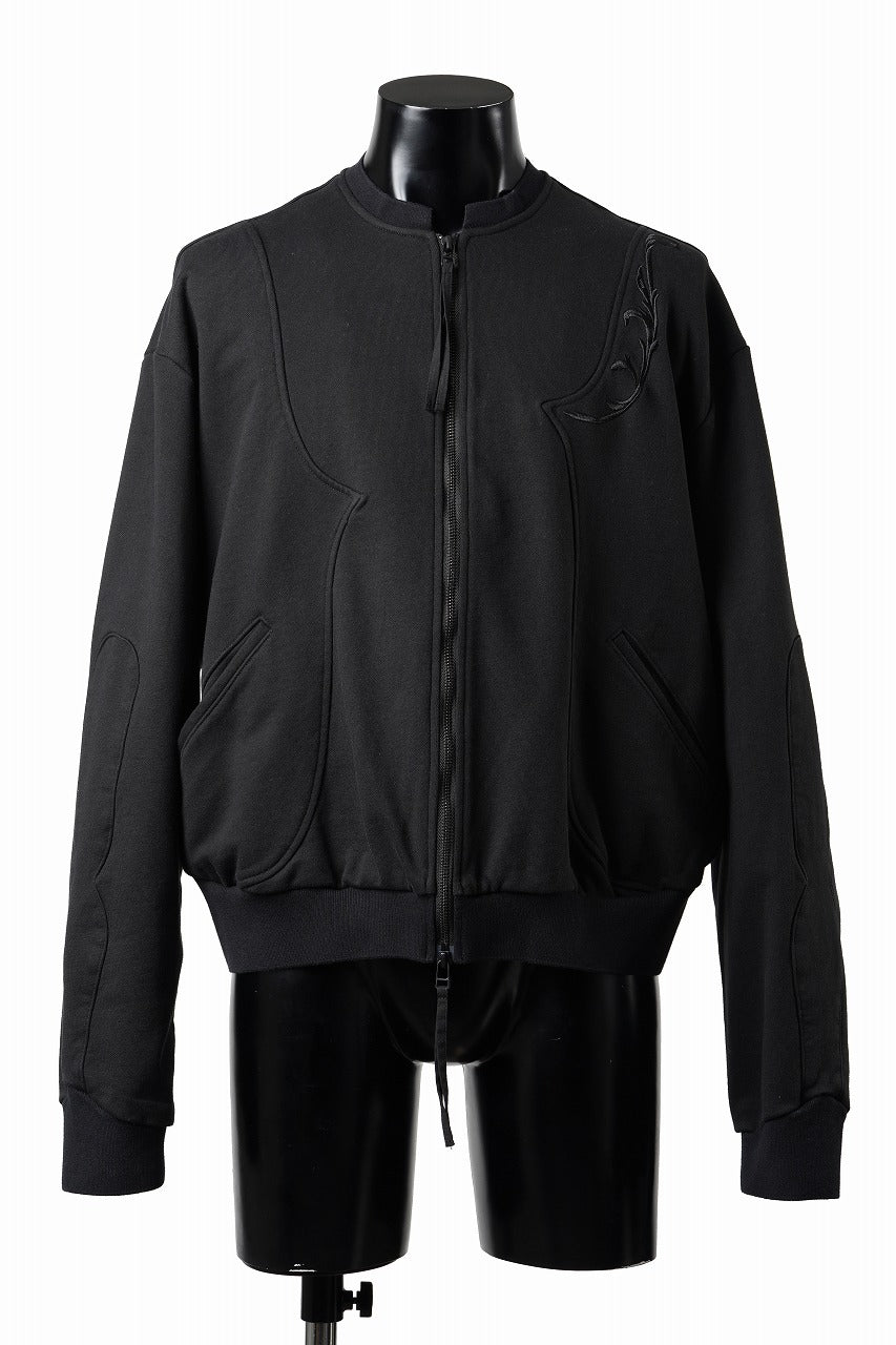 Professor.E EMBROIDERED ZIPPER JACKET (BLACK)の商品ページ