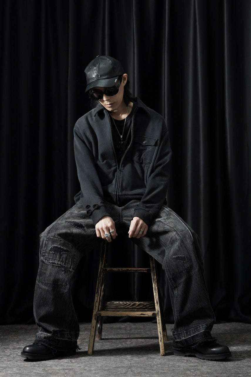 Professor.E AGED SINGLE POCKET JACKET (WASHED BLACK)の商品ページ