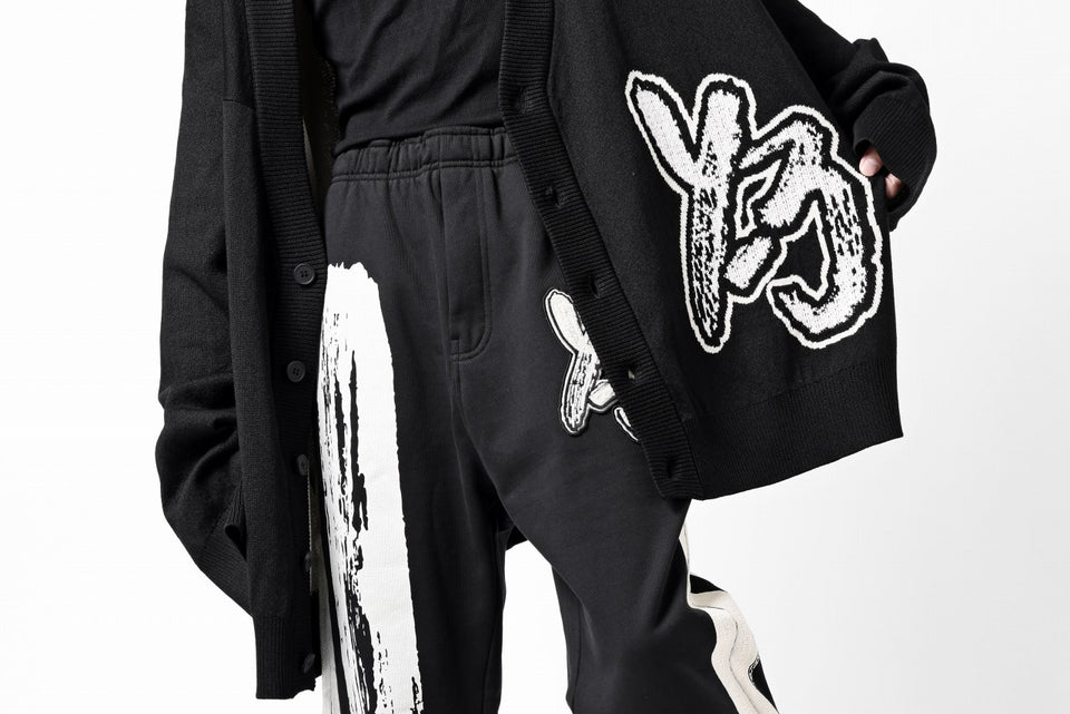 Y-3 Yohji Yamamoto LOGO FIT JOGGER PANTS / ORGANIC COTTON (BLACK