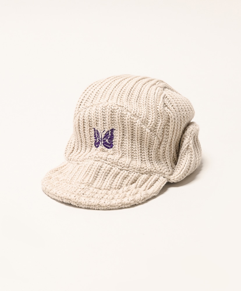 Bird Shooting Cap - Merino Wool(ONE Beige/ベージュ): NEEDLES