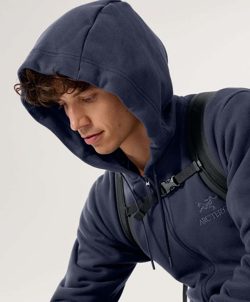Emblem Fleece Full-Zip Hoody Men's(L(MEN) Black Sapphire/ブラック