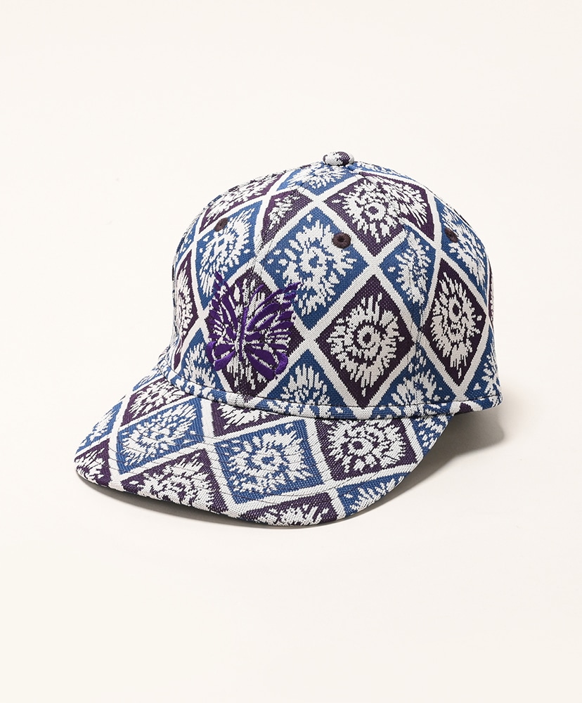 Baseball Cap - Poly Jacquard(L Blue×Purple/ブルー×パープル): NEEDLES