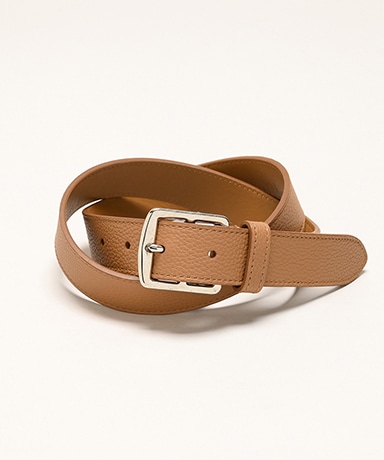 シュリンクフラットベルト(80(MEN) Light Brown/ライトブラウン