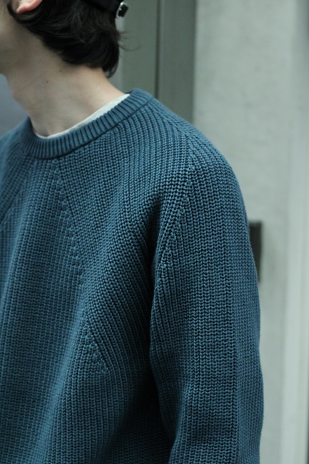 BATONER[バトナー] Signature Crew Neck / Signature Drivers Knit