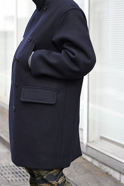 blurhms ROOTSTOCK/ブラームス ルーツストック】Wool Melton 10B Pea Coat