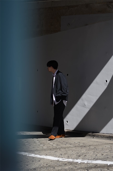 blurhrms/ブラームス】Washed Wool Voile Cardigan Jacket
