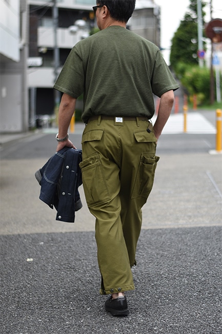 SASSAFRAS/ササフラス】Overgrown Pants 4/5 - Back Satin