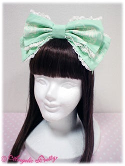 Honey Cake Head Bow by Angelic Pretty