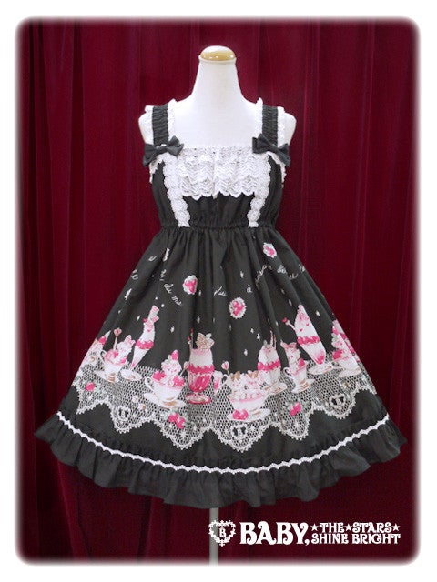 Sweetest Puppy and Strawberry Frappe Baby Doll JSK by Baby, the