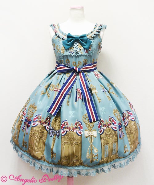 Lucky Key High Waist JSK by Angelic Pretty