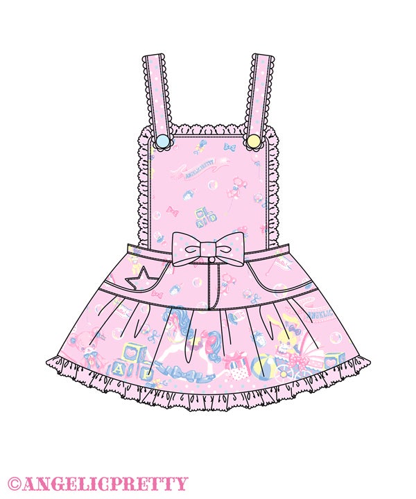 MTO] Dreamy Baby Room Salopette (2022) by Angelic Pretty