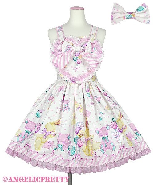 Shinjuku MTO] Toy Fantasy Apron-Style Skirt Set by Angelic Pretty