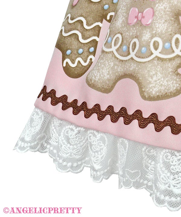 Nakayoshi Ginger Cookie Salopette by Angelic Pretty