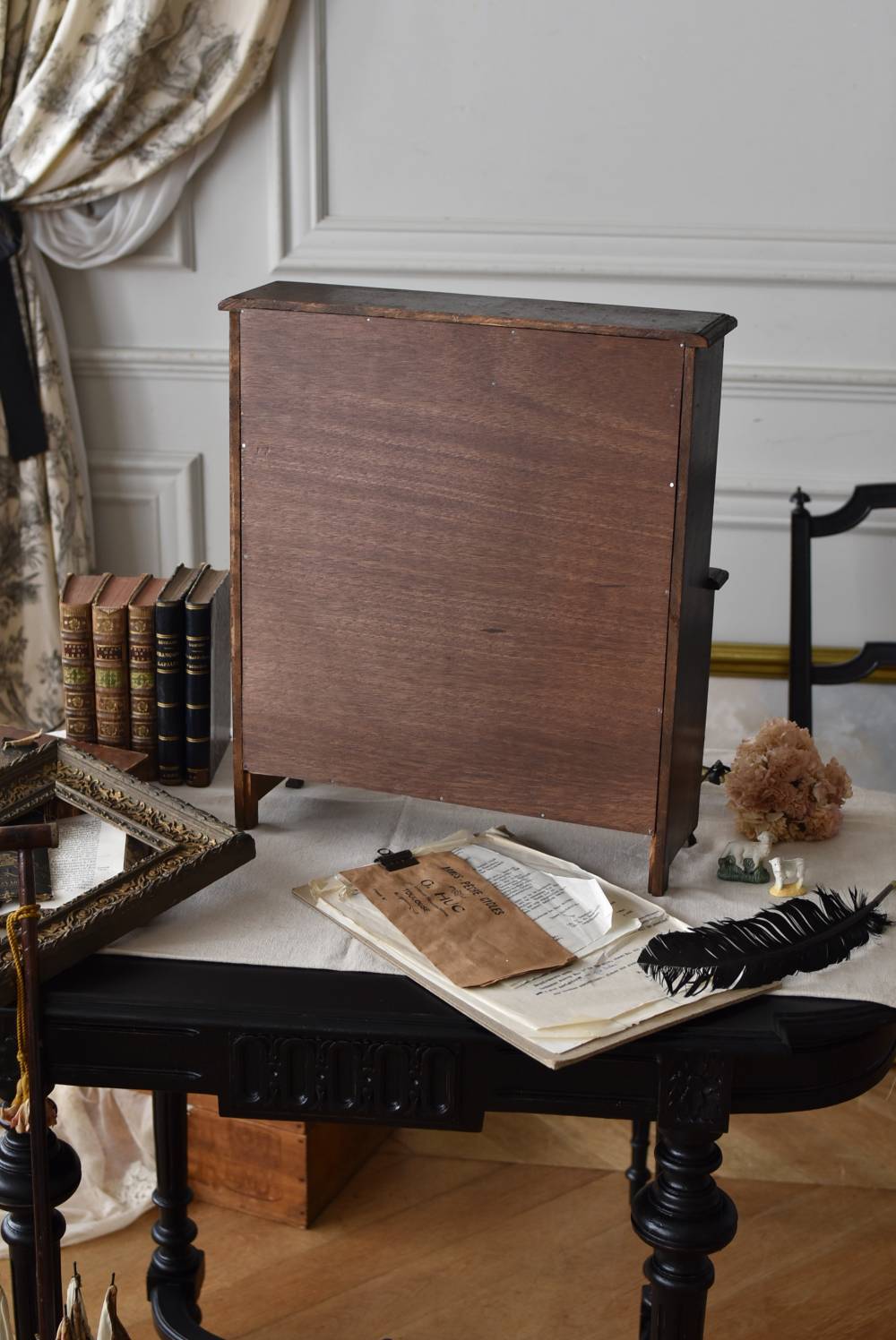 アンティークドールキャビネット フランスアンティーク家具