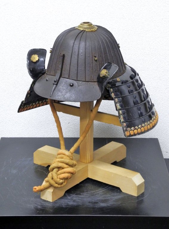 兜 販売｜鉄錆地三十二間筋兜 江戸時代 Tetsu Sabiji 32-ken Suji