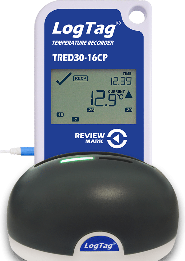 TRED30-16: External Probe LCD Temperature Data Logger