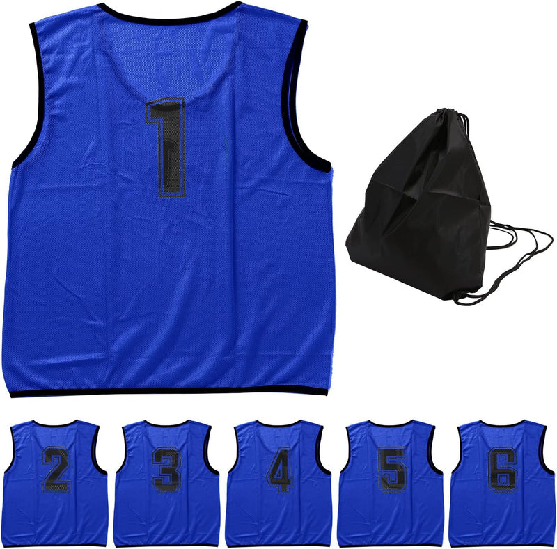 ロジック ビブス6枚セット 大人用 収納バッグ付き [ゼッケン