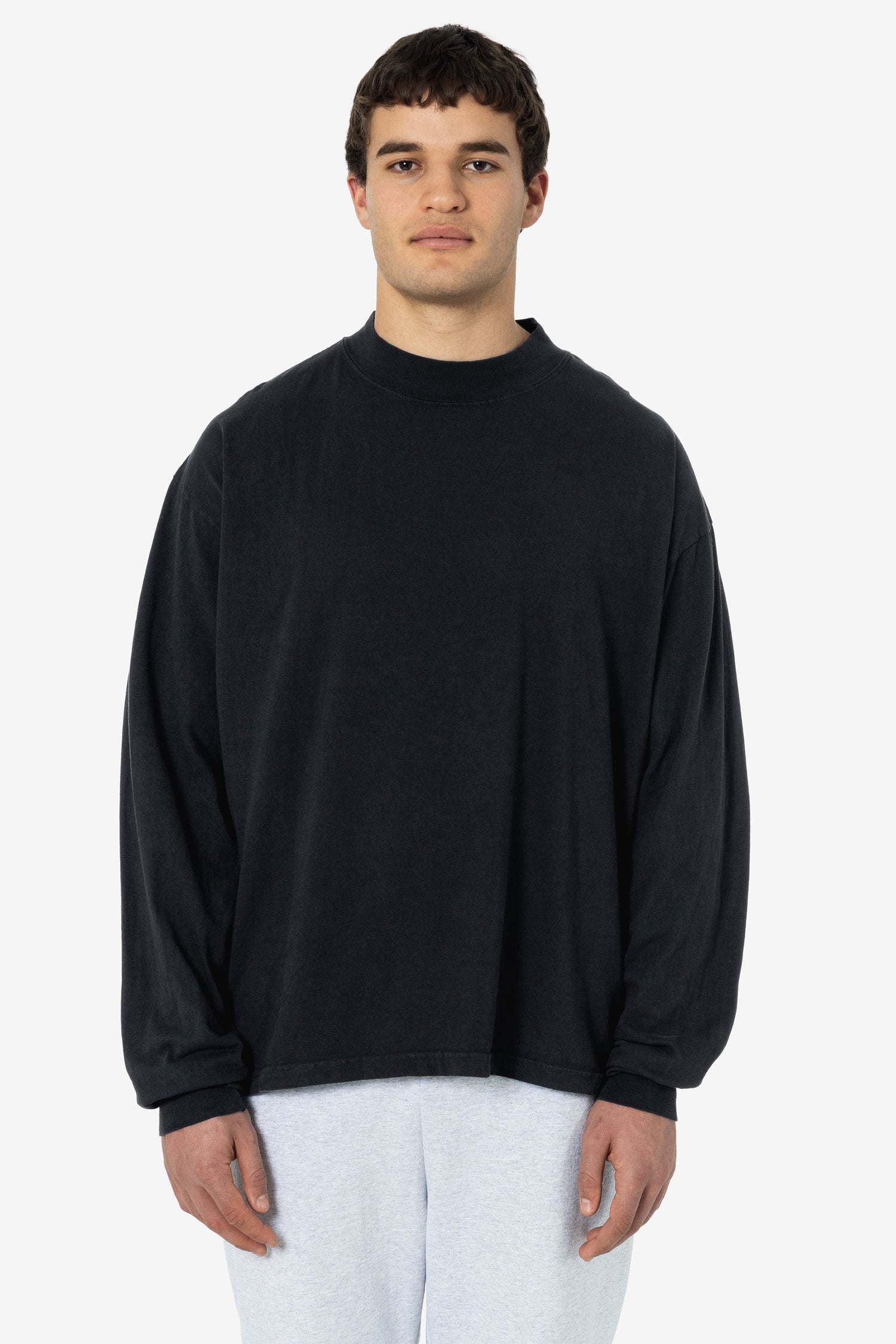 1827GD Unisex - Oversized Long Sleeve High Mockneck T-Shirt – Los