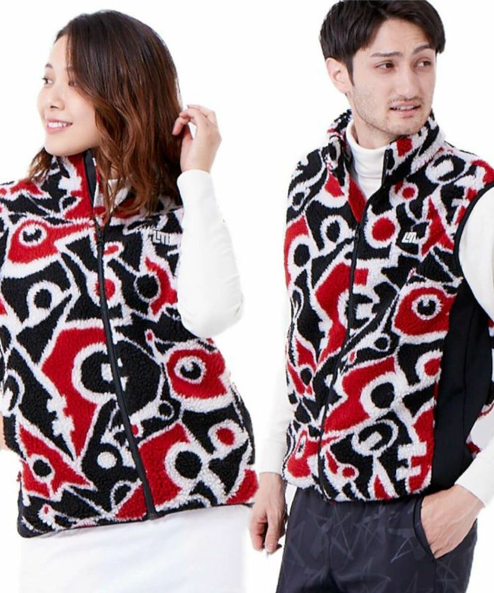 メンズ ボアフリースボンディングベスト ネイビー | LOUDMOUTH JAPAN