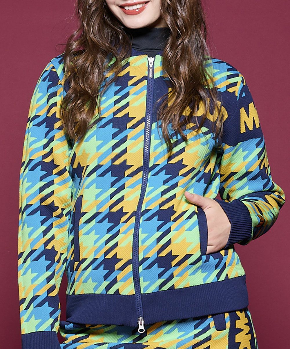 レディース 裏蓄熱ボアフリースブルゾン ネイビー | LOUDMOUTH JAPAN