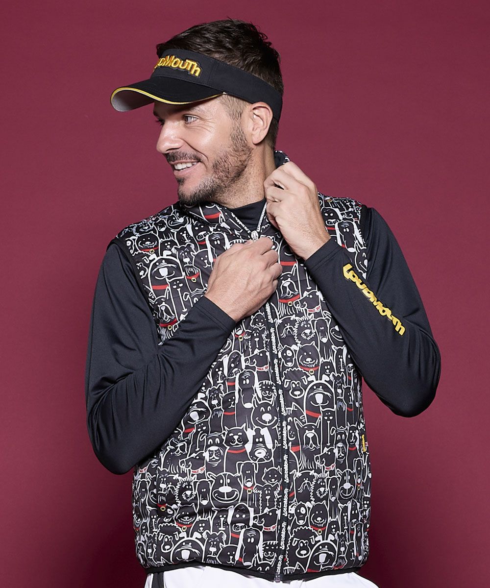 メンズ HOTOPIA中綿電熱ベスト Shagadelic Gray シャガデリックグレー