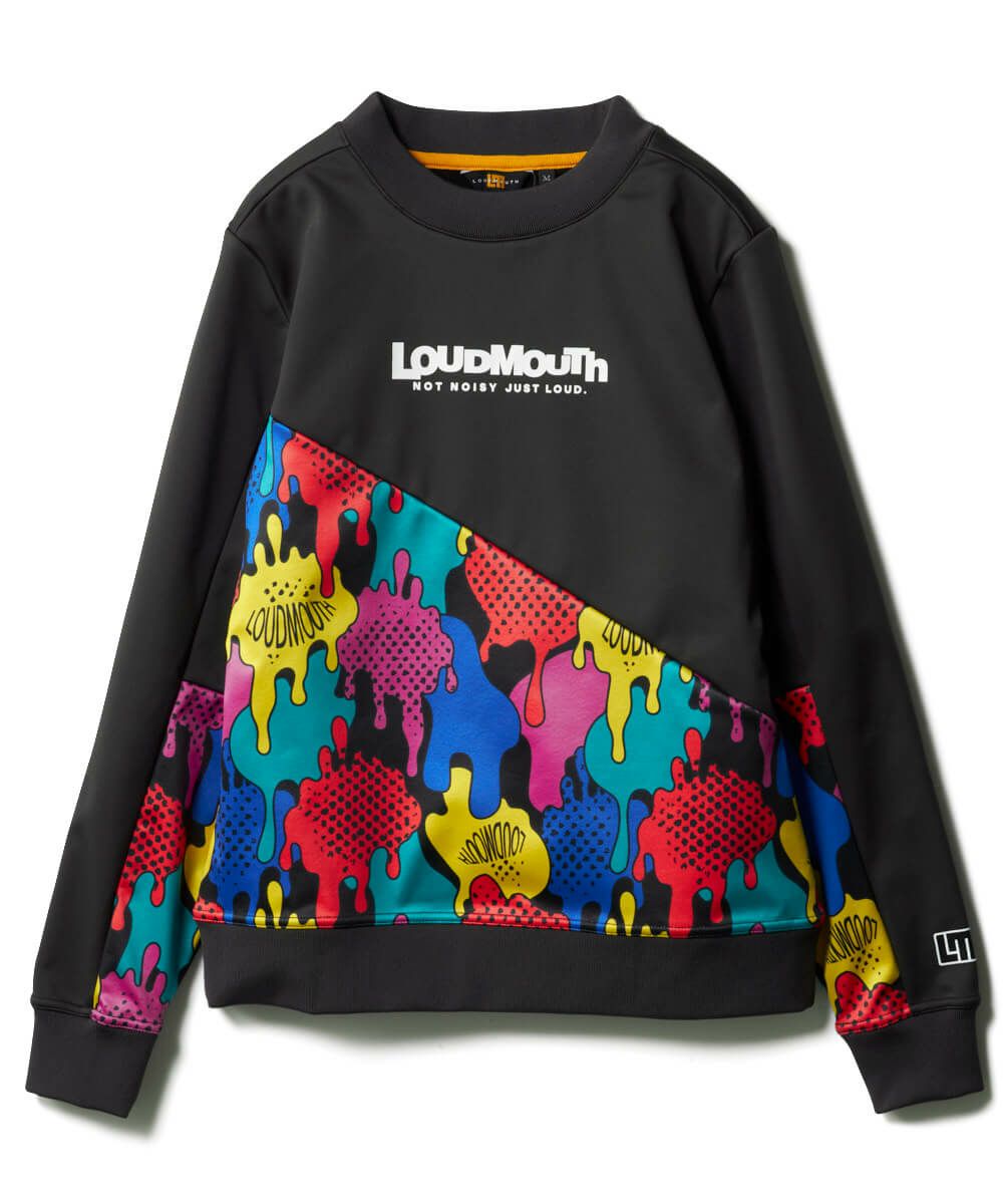 レディース 裏フリース 撥水スウェットパーカー ブラック | LOUDMOUTH