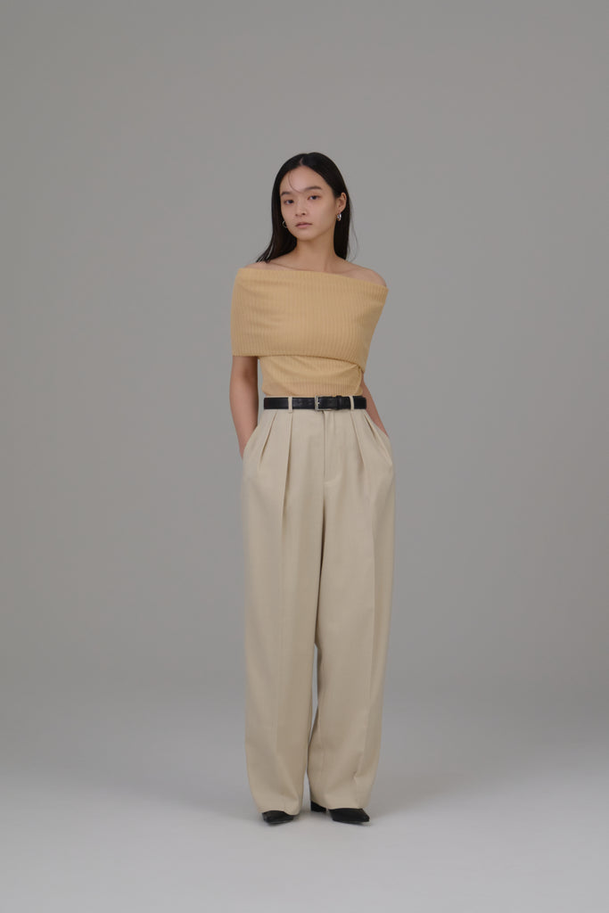 2tuck cocoon pants – louren store