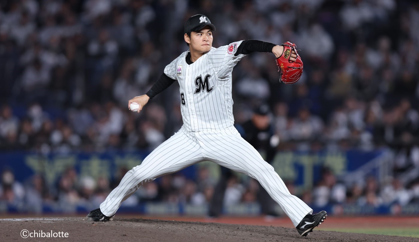 球速を重視して「真っすぐ」を投げる！千葉ロッテマリーンズ・中森俊介