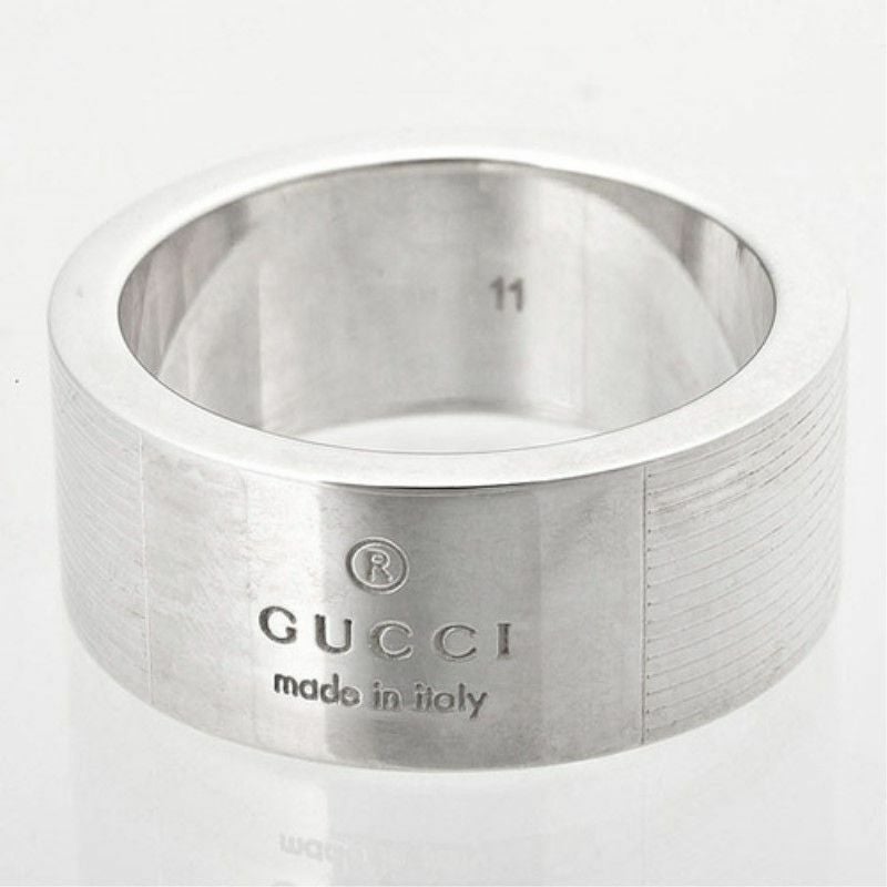 グッチ GUCCI 163179 J8400 8106 シルバー リング 13号 | GINZA