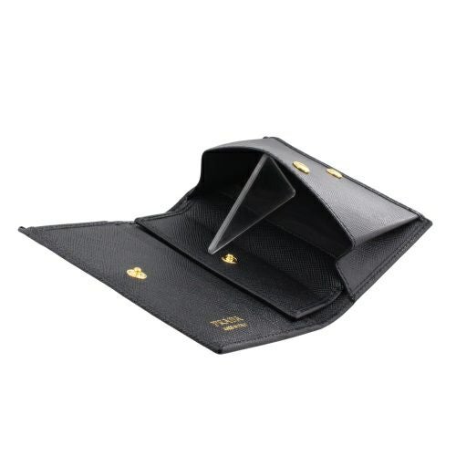 プラダ 二つ折り財布 レディース SAFFIANO TRIANGOLO サフィアーノ