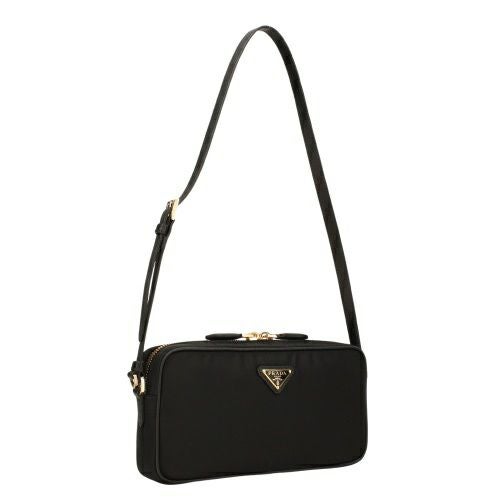 プラダ ショルダーバッグ レディース TESSUTO SAFFIANO ブラック PRADA