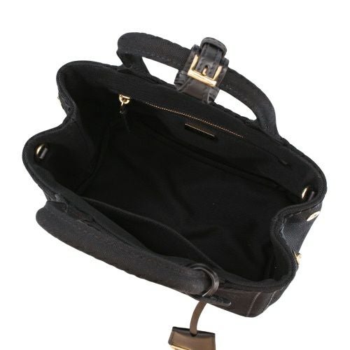 プラダ ハンドバッグ レディース カナパ CANAPA RICAMO ブラック PRADA