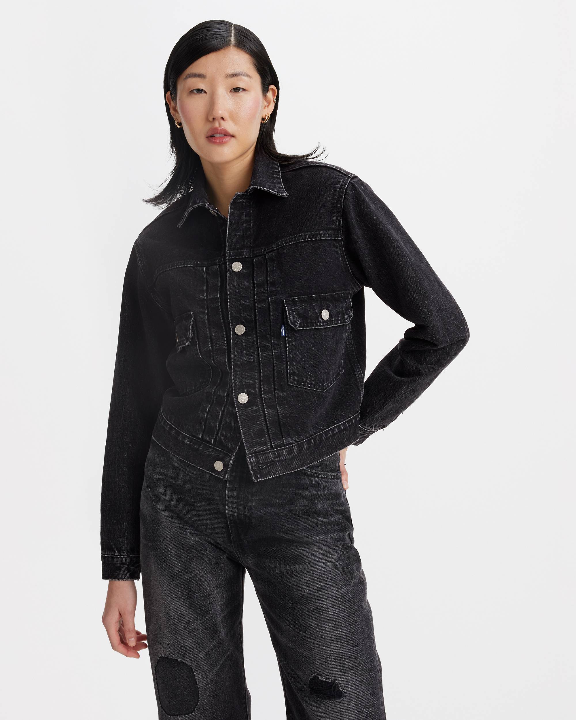 Japanese Denim Type Ii Trucker Jacket - Black | Levi's® US