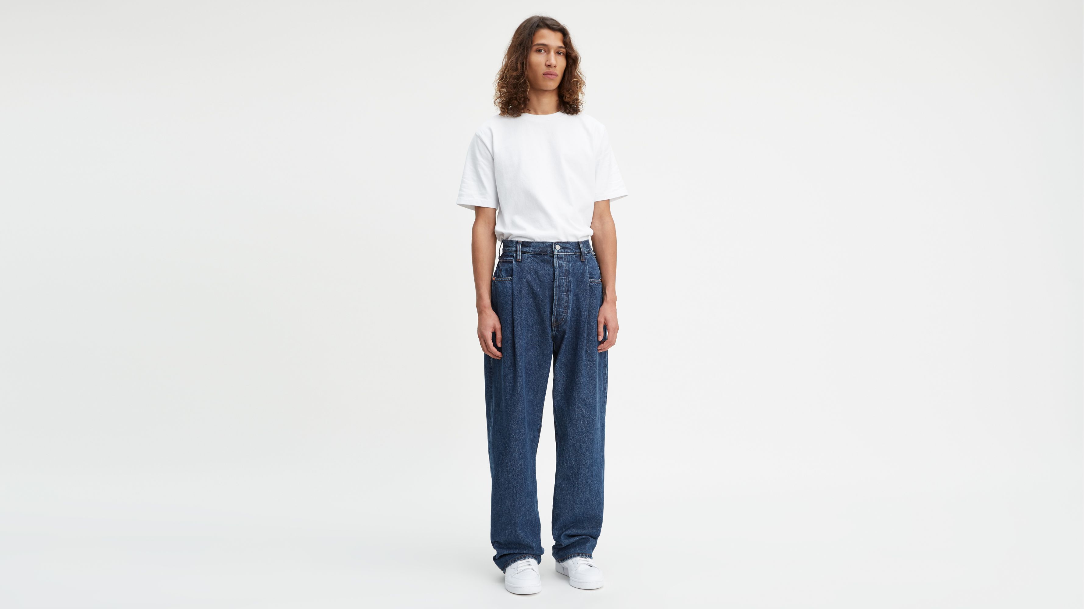Extra-wide Straight Selvedge Men's Jeans - Dark Wash | Levi's® US