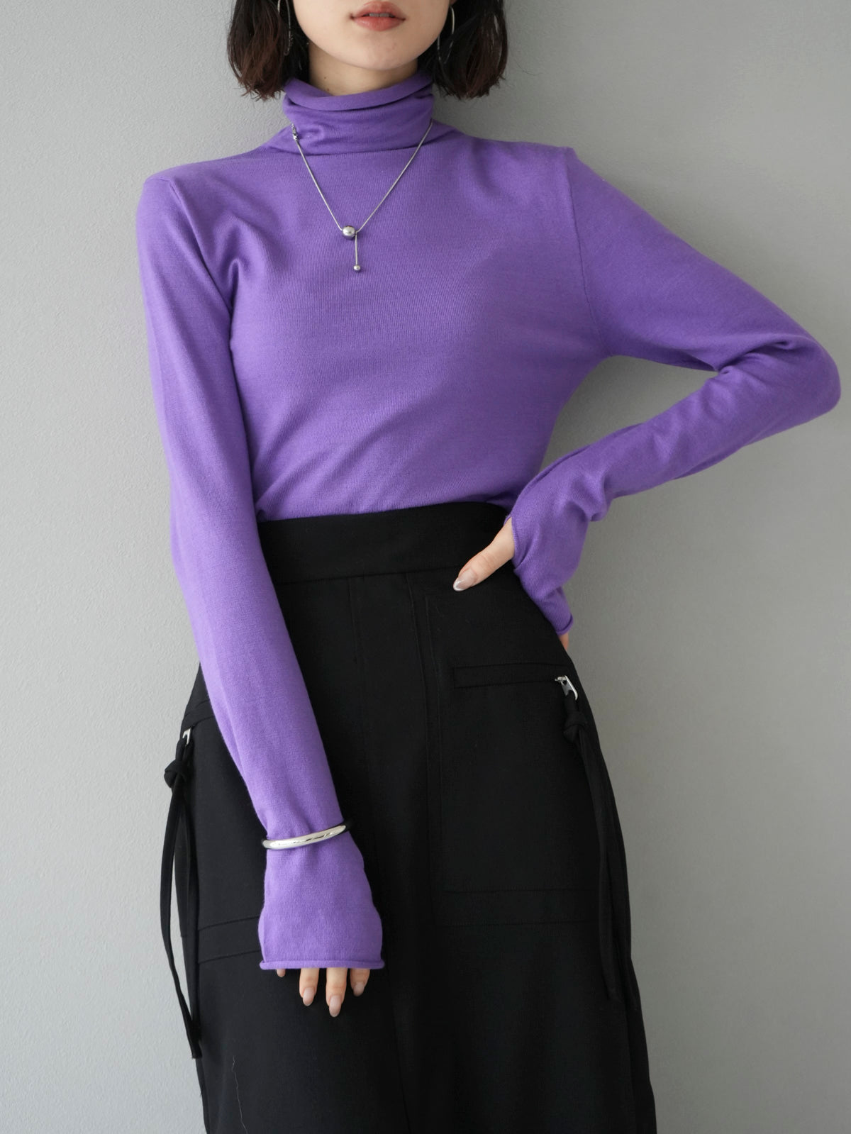 ブリーフィング クルーネックセーター パープル系 ブリーフィング