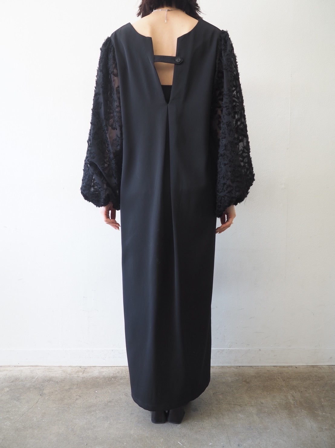 シアージャガードスリーブ2WAYワンピース/ブラック – Lumier